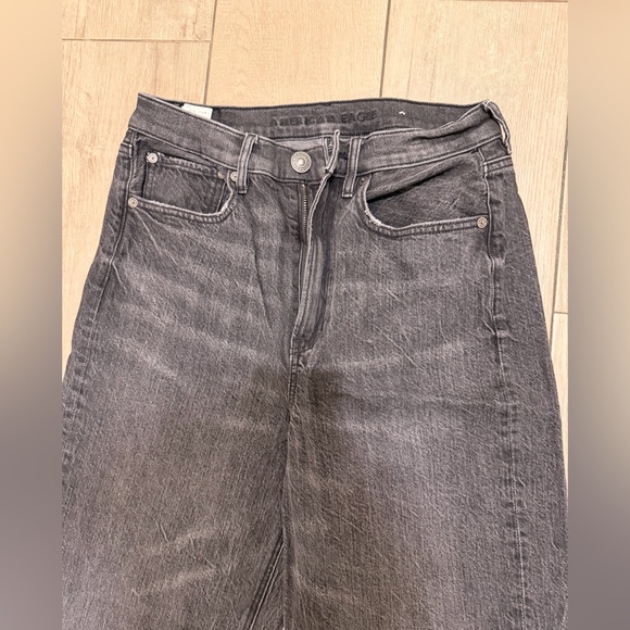 American Eagle Outfitters Charcoal Womens Baggy Jeans - Picture 2 of 6